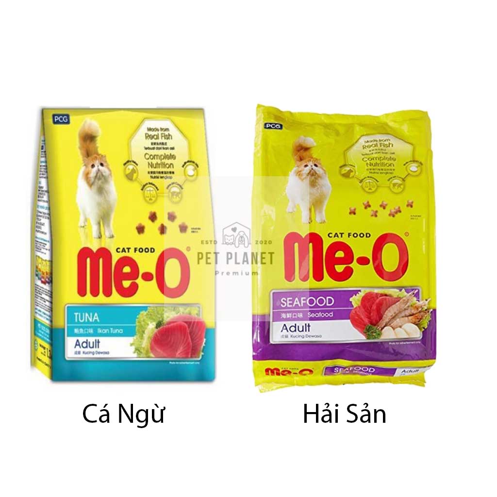 Hạt Me-o 350g cho mèo vị hải sản, vị cá ngừ