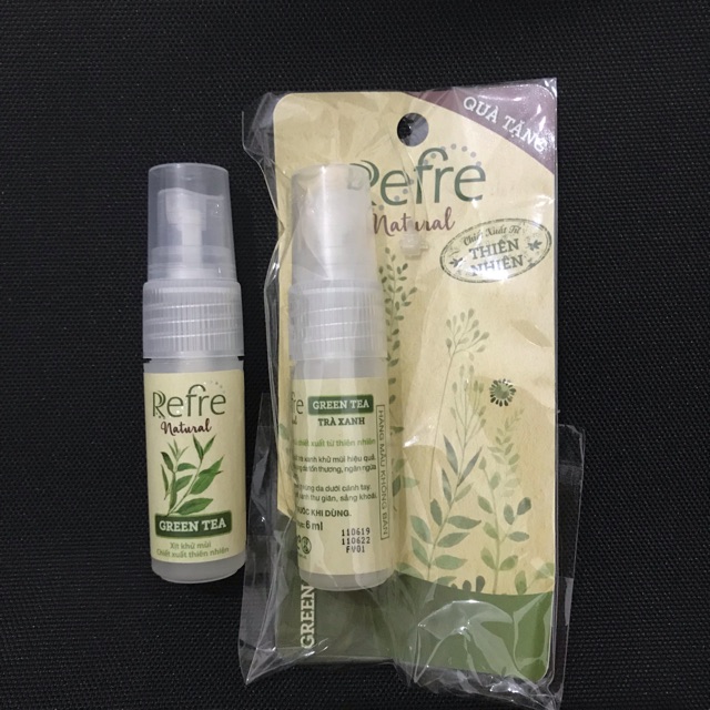 Xịt khử mùi Refre hương trà xanh 6ml