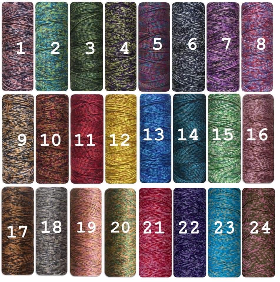 Sợi dệt loang cotton yarn craft vn - cuộn 160gr