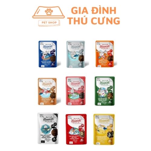 Thức ăn cho mèo pate mèo meowcat 70g - gia đình thú cưng