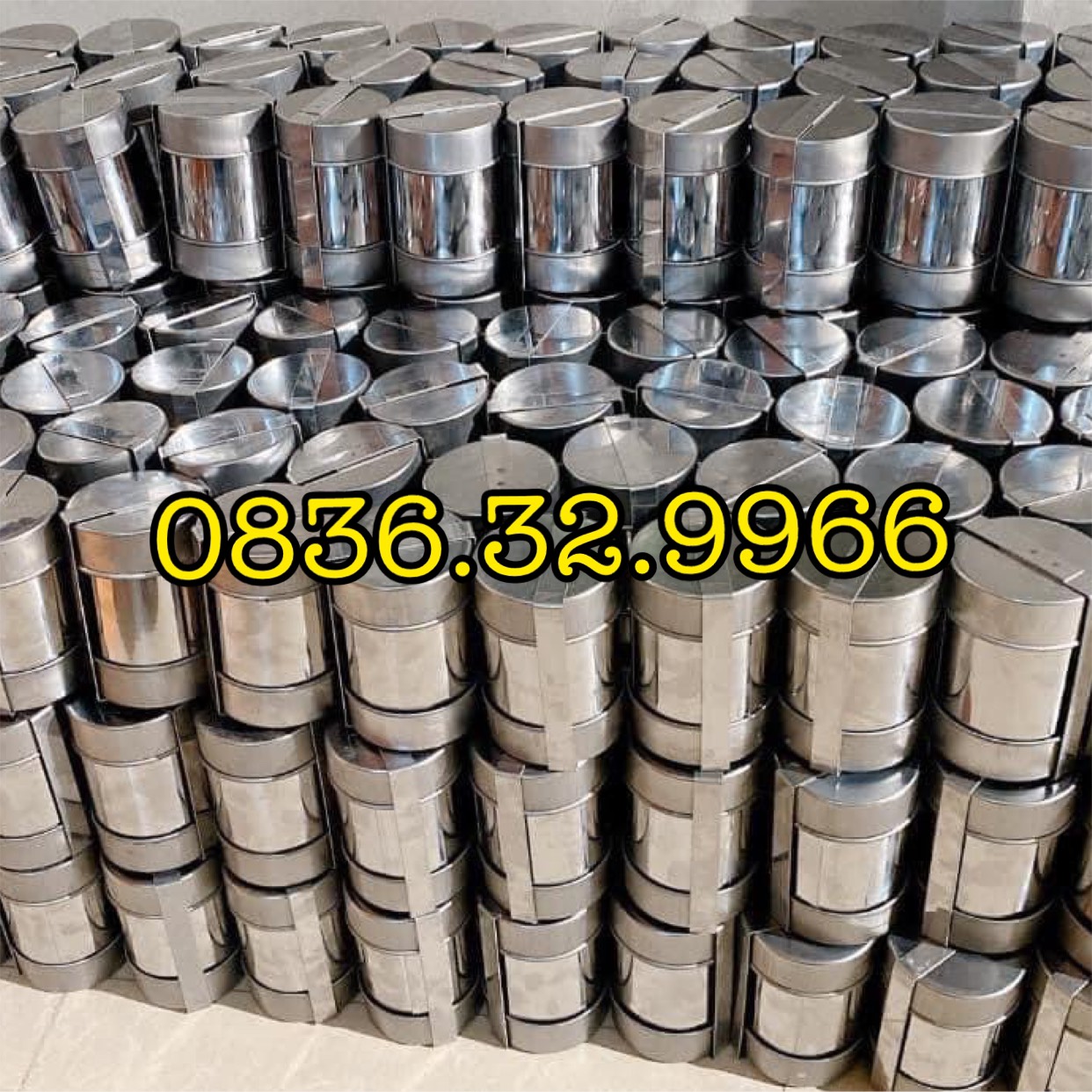 Khuôn giò, chả, giò tai, giò lụa bằng inox loại 0,5kg cao