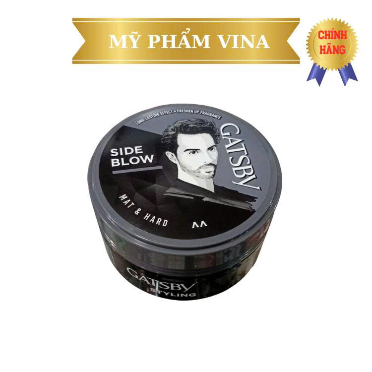 Wax vuốt tóc Gatsby Mat & Hard xám 75g