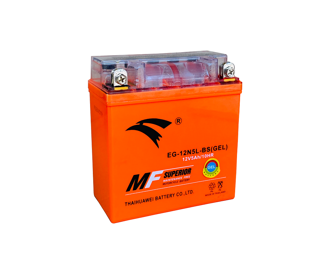 Bình ắc quy xe máy Eagle EG-12N5L-BS (Gel) (12v-5Ah)