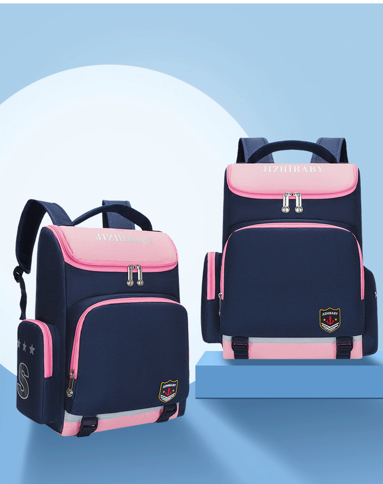 Cặp Balo đi học chống gù lưng cho trẻ em,bé trai gái cấp 1,2 mẫu mới 2021 - balo đi học tiểu học - cặp học sinh – Siêu nhẹ - phản quang- chống nước