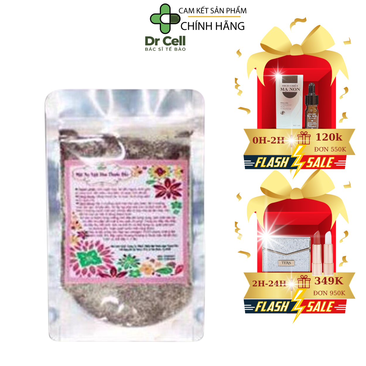 Mặt nạ ngũ hoa nguyên chất Natural spa Loại 1 Handmade - Mặt nạ đắp mặt ngừa mụn dưỡng da