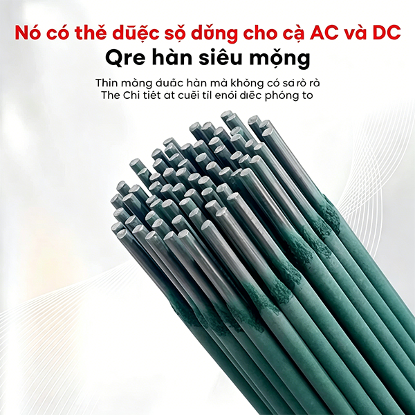 Que Hàn Siêu Mịn Que Hàn Xanh Lá Que Hàn Mỏng Cho Ống Kẽm Que Hàn Gia Đình Dùng Cho Máy Hàn Nhỏ