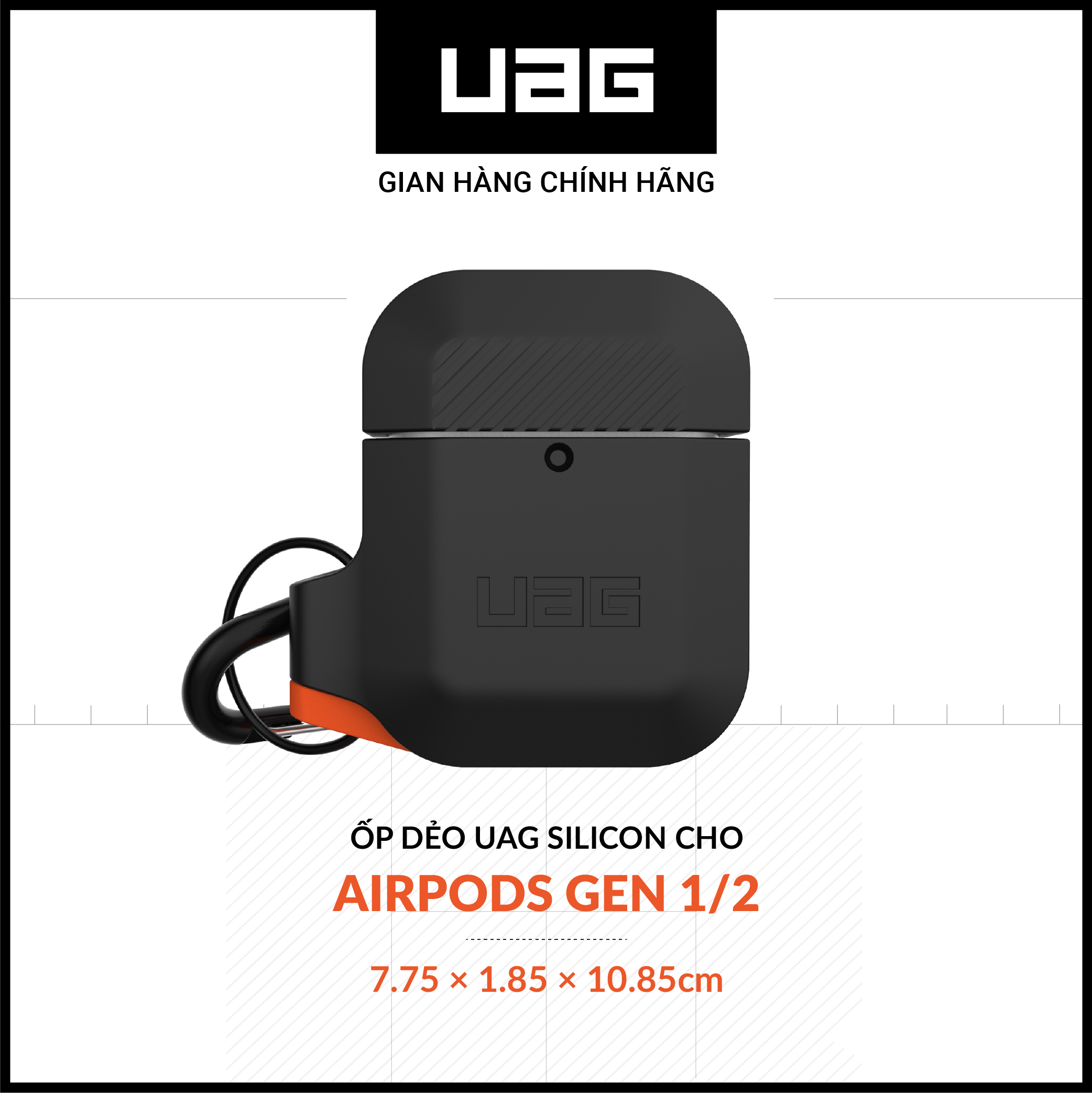Ốp dẻo UAG Silicon Soft case cho AirPods 1 / AirPods 2