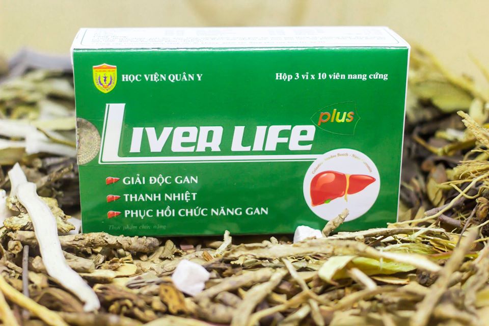 Liver Life Plus Học viện Quân Y thanh nhiệt giải độc gan, bổ gan, bảo vệ chức năng gan, hạ men gan, hạn chế rôm sảy, mụn nhọt, mẩn ngứa- TBYT Quang Hà