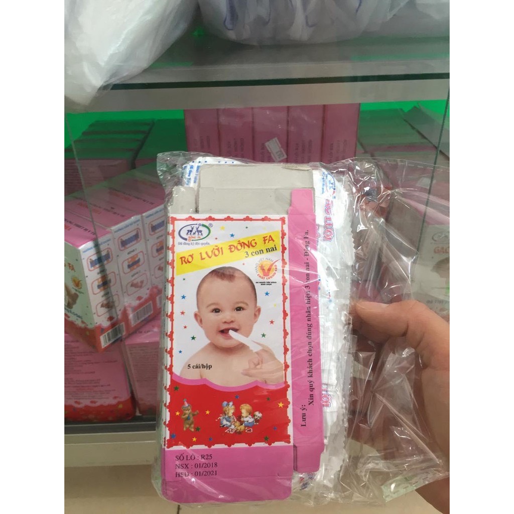 Rơ lưỡi Đông Fa 3 con nai, giá rẻ tiện lợi dễ sử dụng AN TOÀN cho bé PAMA STORE AT21