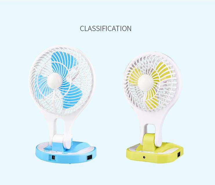 Quạt sạc tích điện mini fan jr5580