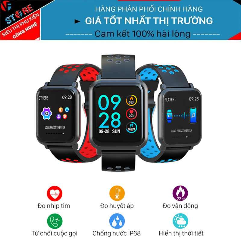 Đồng hồ thông minh Tuxedo SN60 Plus đo vận động, nhịp tim, huyết áp, thiết kế sang trọng