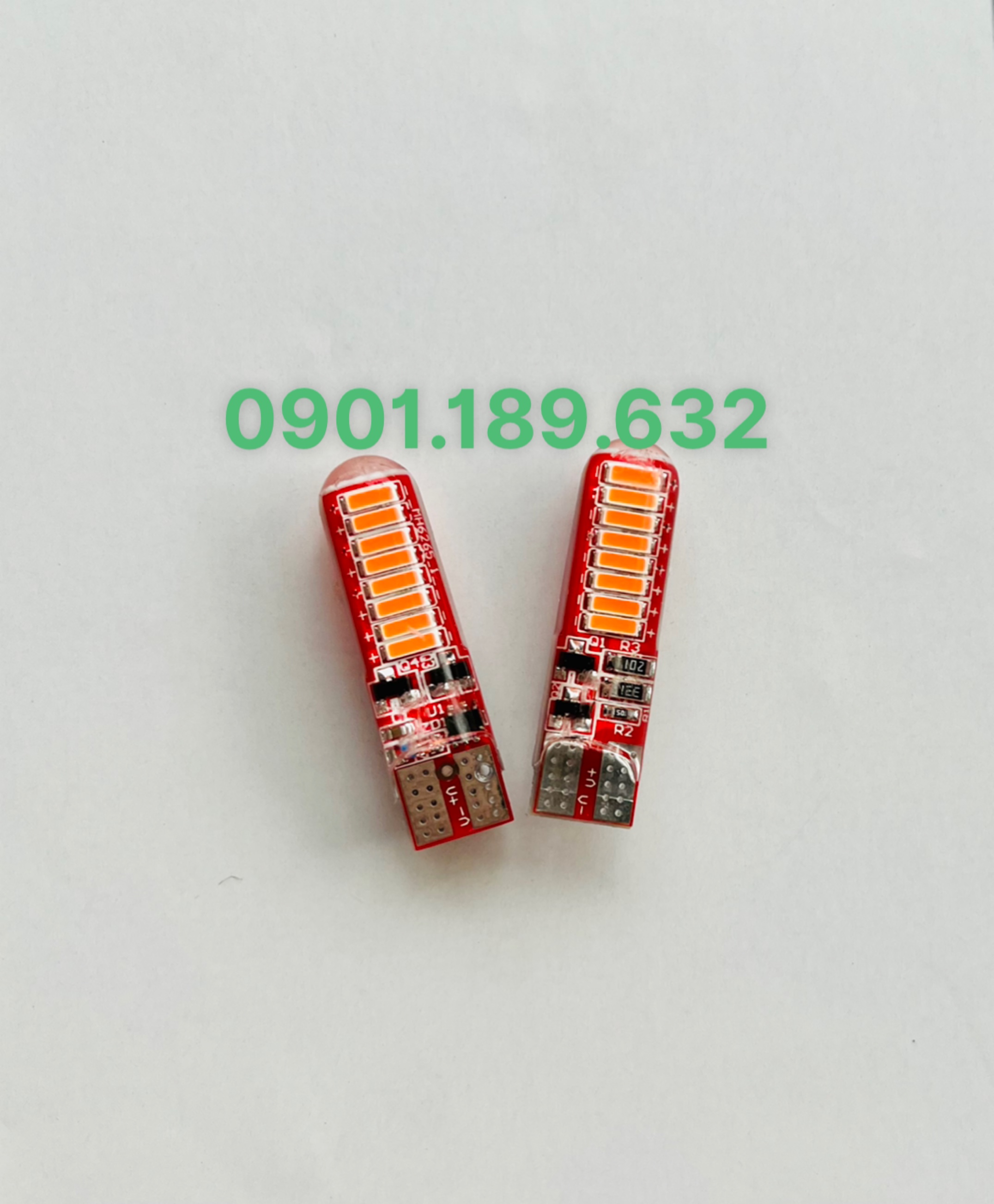 Xi nhan Led audi nháy stop siêu bền đẹp chân T10