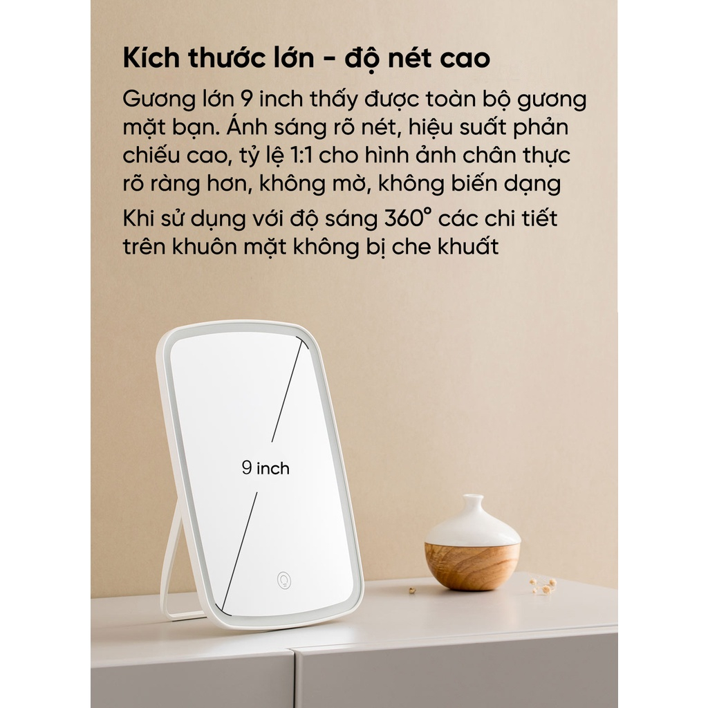 Xiaomi Jordan Judy NV026 / NV663 Gương trang điểm - Gương trang điểm có đèn LED Jordan Judy | Lazada.vn