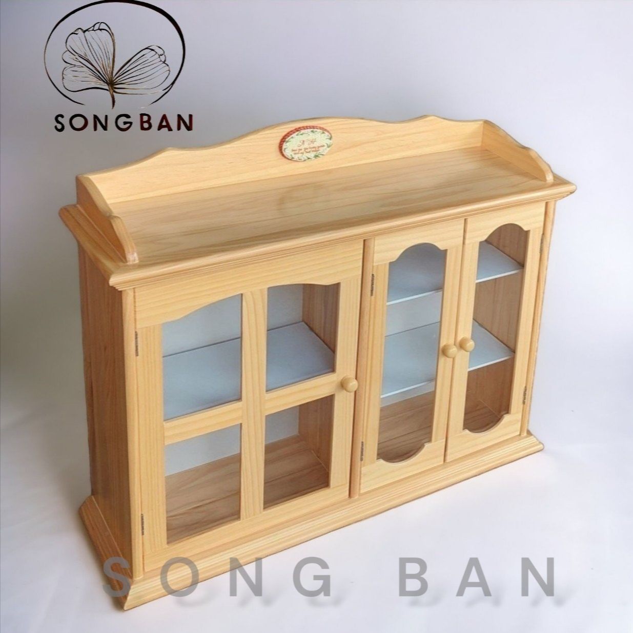 [HCM]Tủ Y Tế, Tủ Thuốc Gỗ Đôi Nhiều Màu, Tủ Lưu Trữ Đồ Dùng Treo Tường - Hàng VN Xuất Khẩu