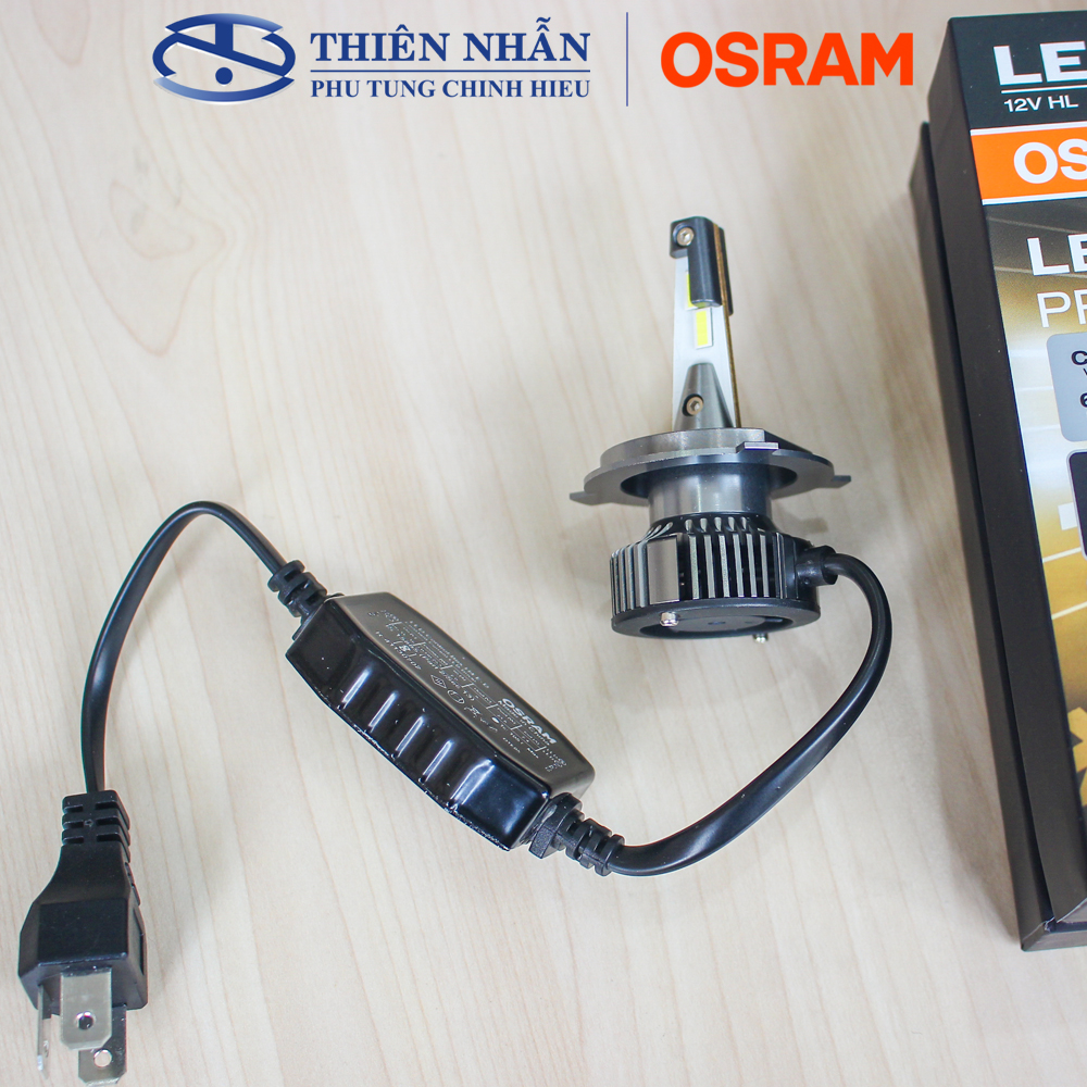 Bóng đèn LED OSRAM H4 xe SH, Exciter, Mô tô, Ô tô, Air Blade, Vision, Exciter, Winner, Wave RS, Future siêu sáng trắng (46204CW)