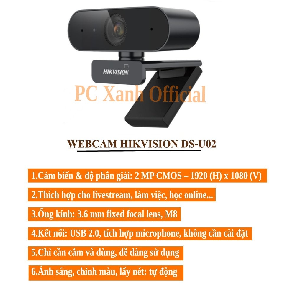 Webcam Hikvision 1080P Full HD: Giờ đây, bạn có thể truyền tải hình ảnh sống động và chất lượng cao đến mọi người với chiếc webcam Hikvision 1080P Full HD. Hãy xem hình ảnh và cảm nhận sự chuyên nghiệp của loại webcam này để trở thành một streamer hoàn hảo!