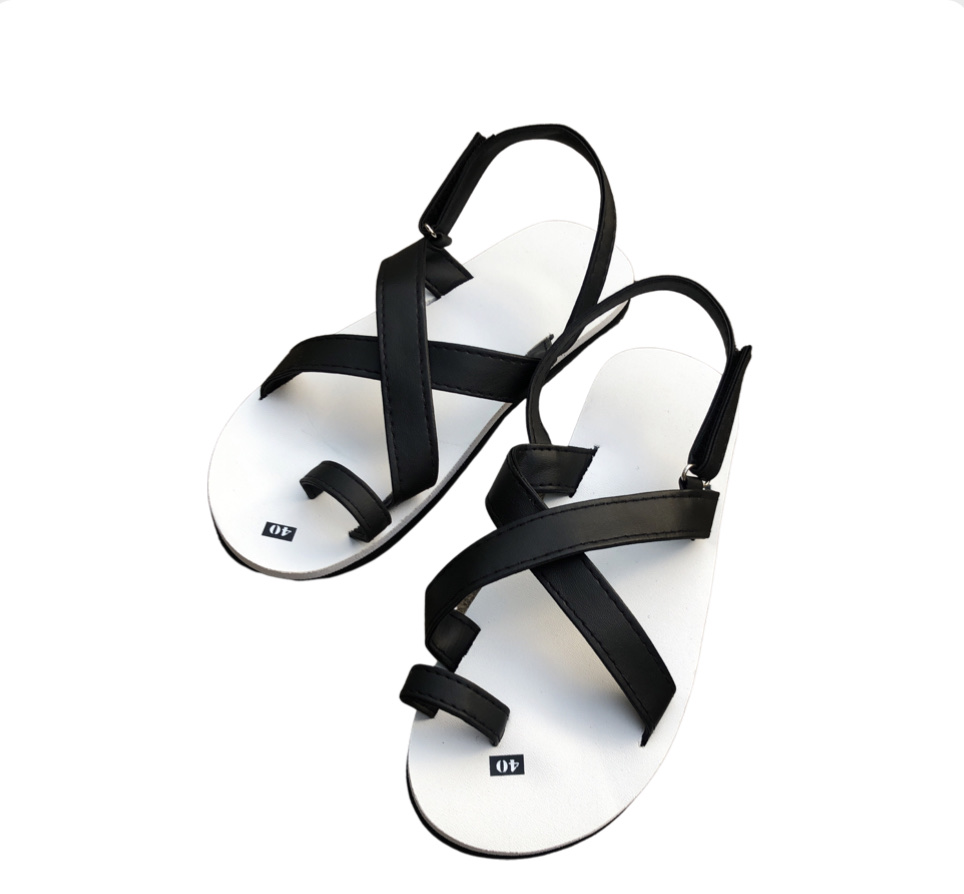 [FREESHIP + HOÀN TIỀN 50K] sandal đồng nai  dép sandal nam nữ ( đế trắng quai đen ) size từ 35 nữ đến 42 nam