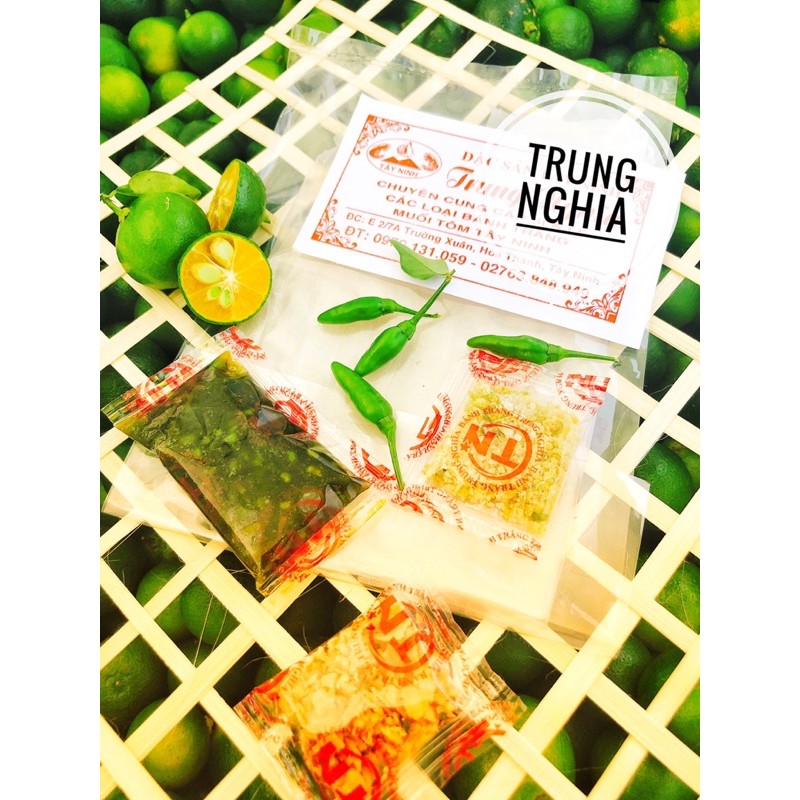 Bánh Tráng Ớt Tắc Xanh.TrungNghia