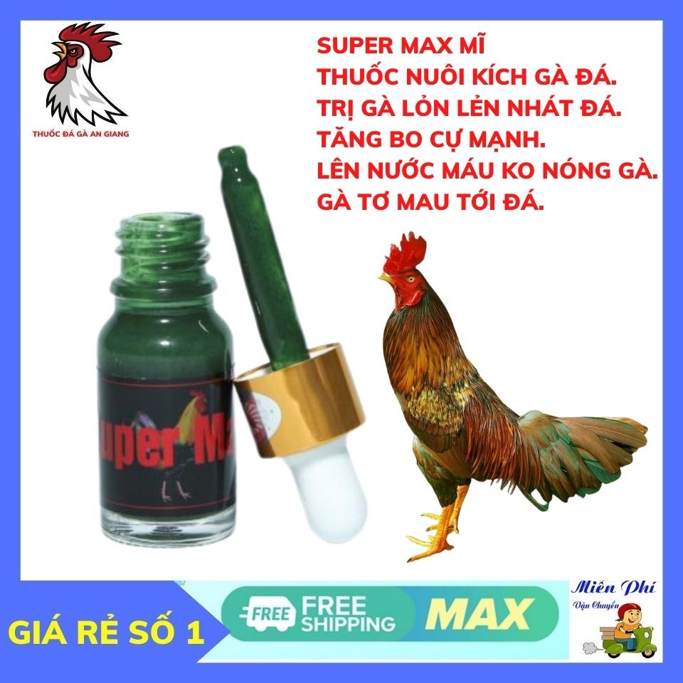 Nuôi gà đá super max của mĩ sung căng lì.cự mạnh hơn. hỗ chợ gà nhát đá lỏn nhẻn.cự yếu, nhát đá mượt lông.không nóng gà.gà con mau lớn,gà tơ mau tới đá.