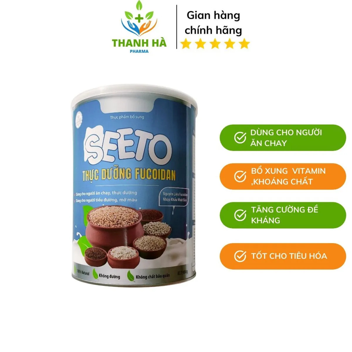 Thực dưỡng FUCOIDAN cho người ăn chay, ăn kiêng ,tiểu đường, mỡ máu
