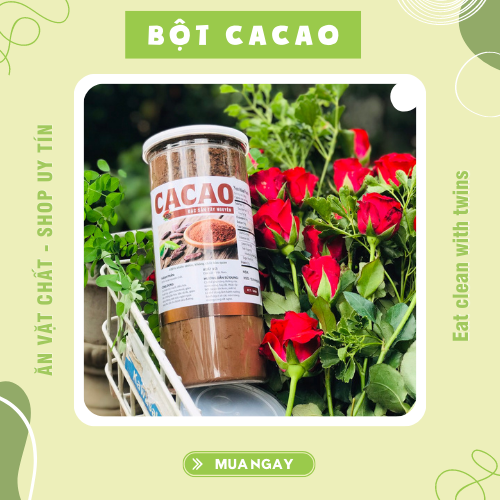 Bột Cacao Tây Nguyên Loại I nguyên chất 100% thơm ngon béo ngậy