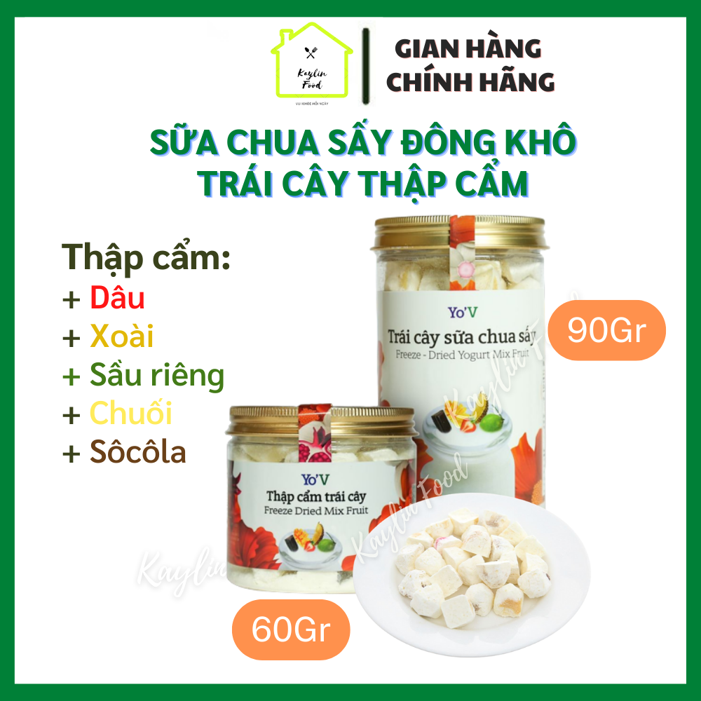 Sữa Chua Sấy Đông Khô Trái Cây Thập Cẩm Yo'V Vinamit