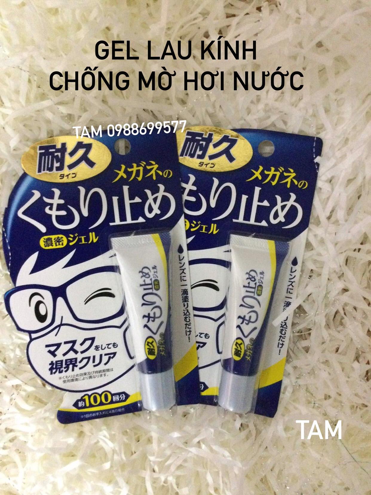 Gel lau kính chống mờ hơi nước