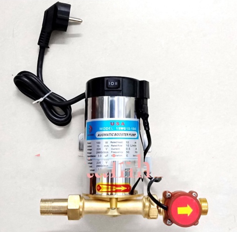 Máy bơm tăng áp 100W cho bình nóng lạnh,máy giặt