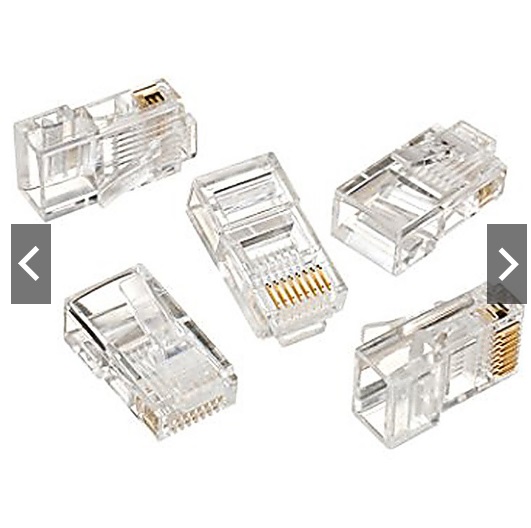 Combo 10 Đầu Bấm mạng LAN RJ45 loại tốt chuẩn 1000M