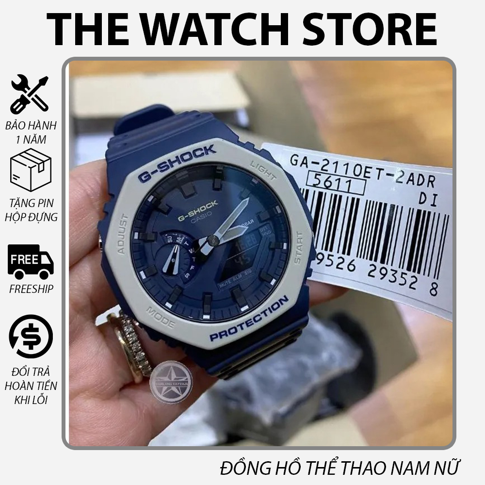 Đồng hồ Casio G-Shock Nam GA-2110 Xanh Than - Mới - Bảo Hành 12 tháng