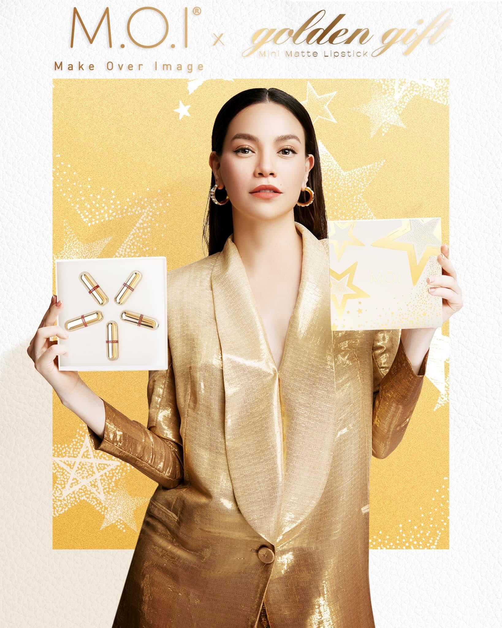 Son thỏi mini #GoldenGift Hồ Ngọc Hà - MOIcosmetics