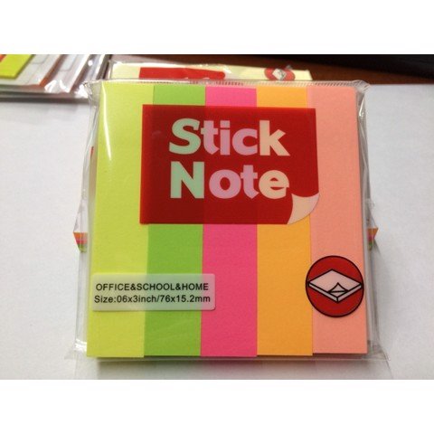 Giấy phân trang - Giấy note 5 màu giấy