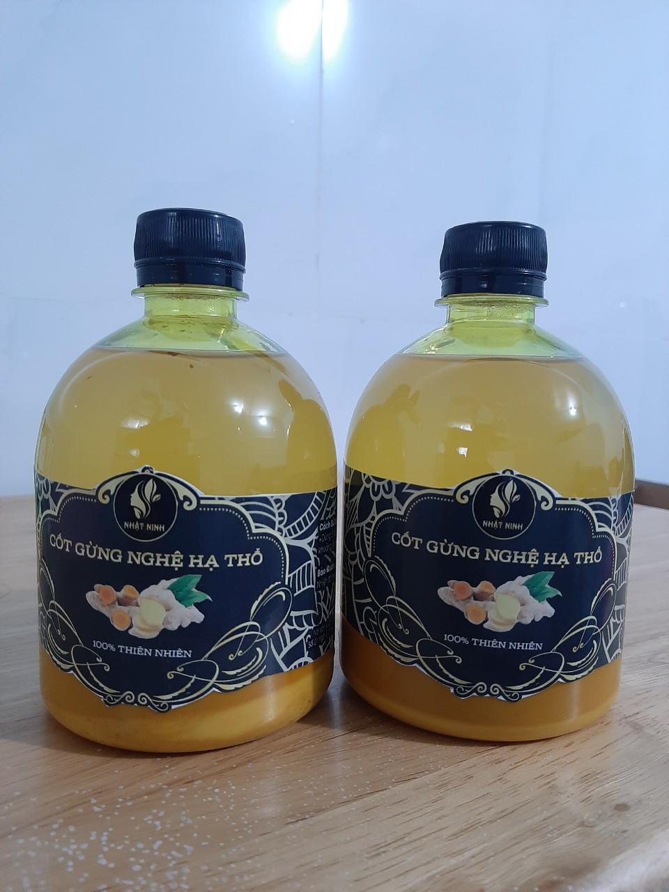 2 CHAI Cốt gừng nghệ gấc hạ thổ dùng cho phụ nữ sau sinh