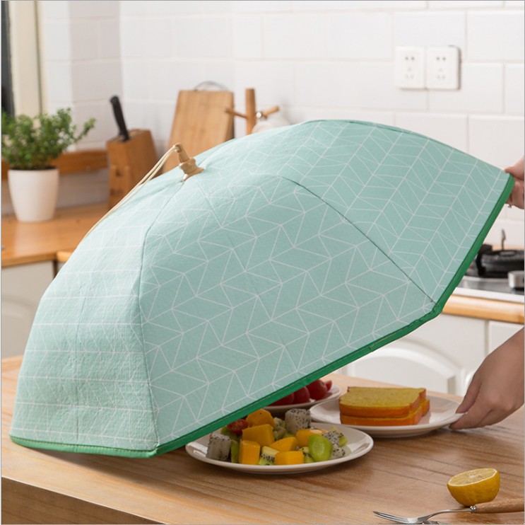 Lồng bàn giữ nhiệt gấp gọn chống bụi và côn trùng loại to dày bền đẹp