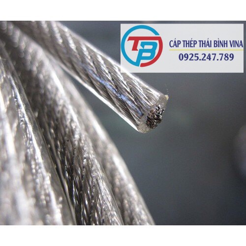 Dây cáp thép bọc nhựa phi 10mm dài 1 mét – 1000 mét cáp thép giá sỉ