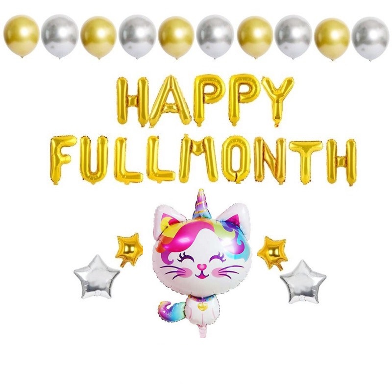 SET BÓNG TRANG TRÍ  TIỆC THÔI NÔI, MỪNG ĐẦY THÁNG 30 NGÀY CHO BÉ YÊU