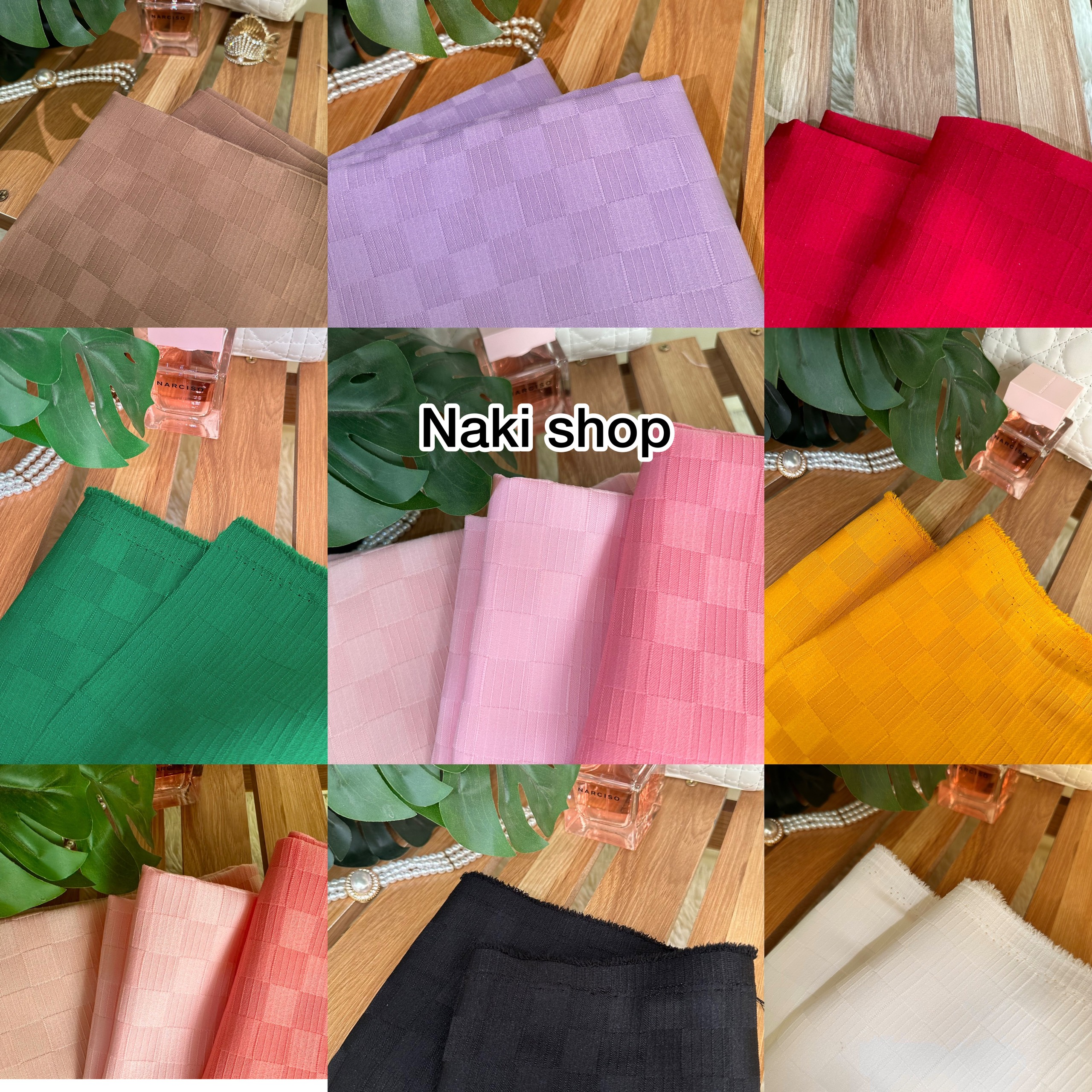 Vải tafta Caro hoạ tiết cao cấp vải dày lên đầm váy, set vest đứng form
