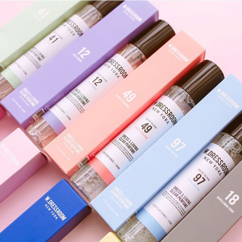 [ 3 Mùi mới nhất 2020 ★ 03,13,40 ] Nước hoa xịt thơm W.Dressroom diệt khuẩn, xịt thơm quần áo ❤️Nước hoa hàn quốc❤️