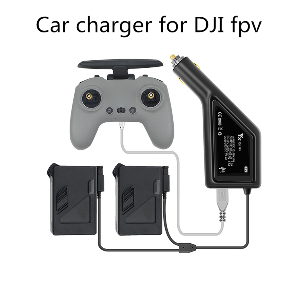 Cho DJI FPV pin kép Car Charger Kit cho DJI FPV phụ kiện