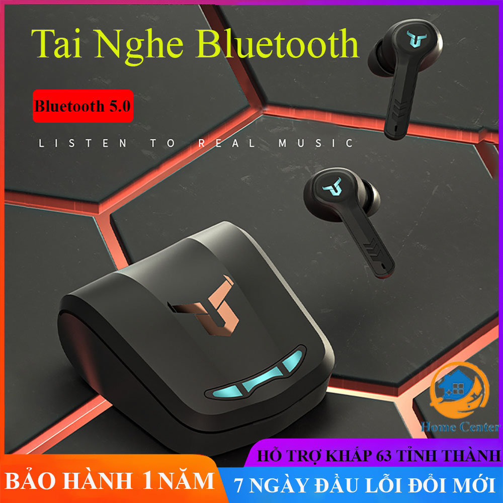 Tai nghe bluetooth không dây tai nghe gaming GM8 kết nối bluetooth 5.0 chống ồn chống nước IPX5 pin sử dụng lên đến 6 giờ liên tục . Bảo hành 1 năm toàn quốc lỗi 1 đổi 1 trong vòng 7 ngày