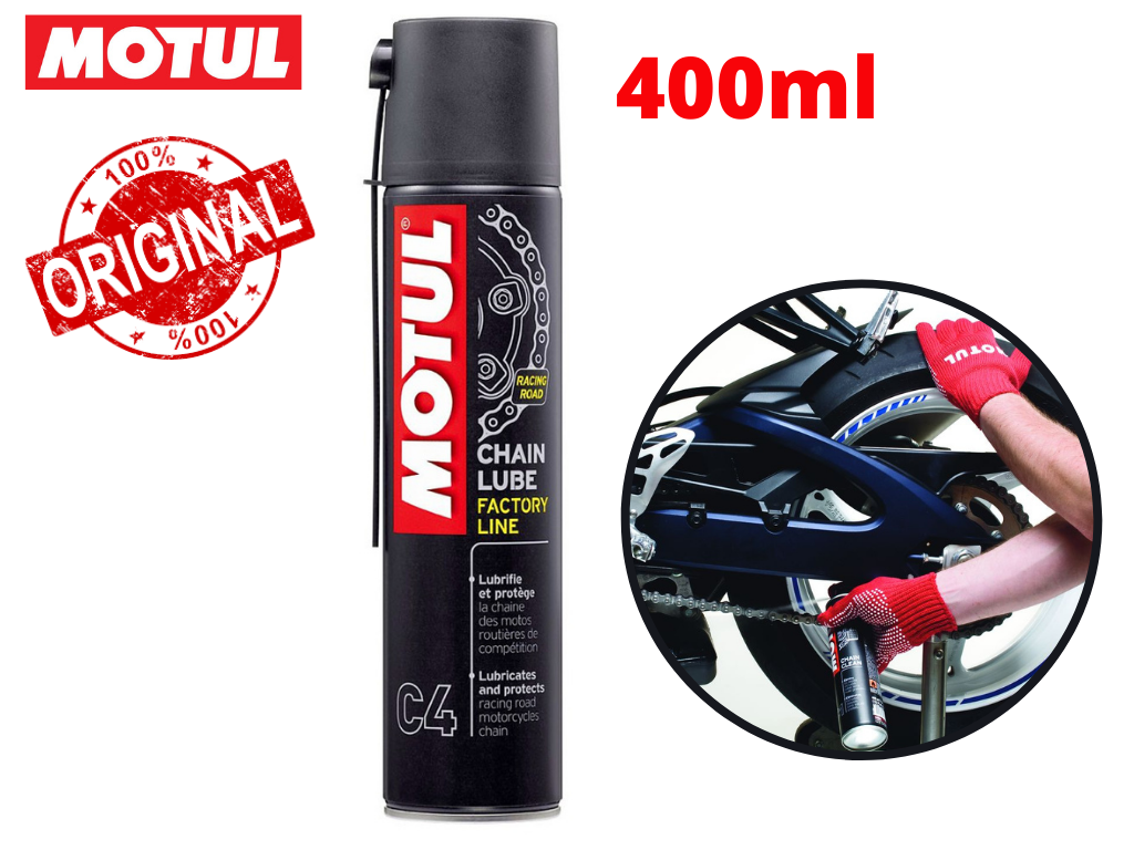 [HCM]Chai Xịt Dưỡng Sên Motul C4 Chain Lube 400ml