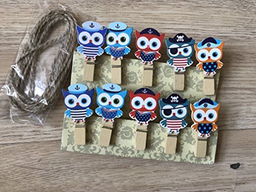 Gói 10 kẹp gỗ treo ảnh size 3.5x0.7 kèm dây treo 2m trang trí phòng hn111