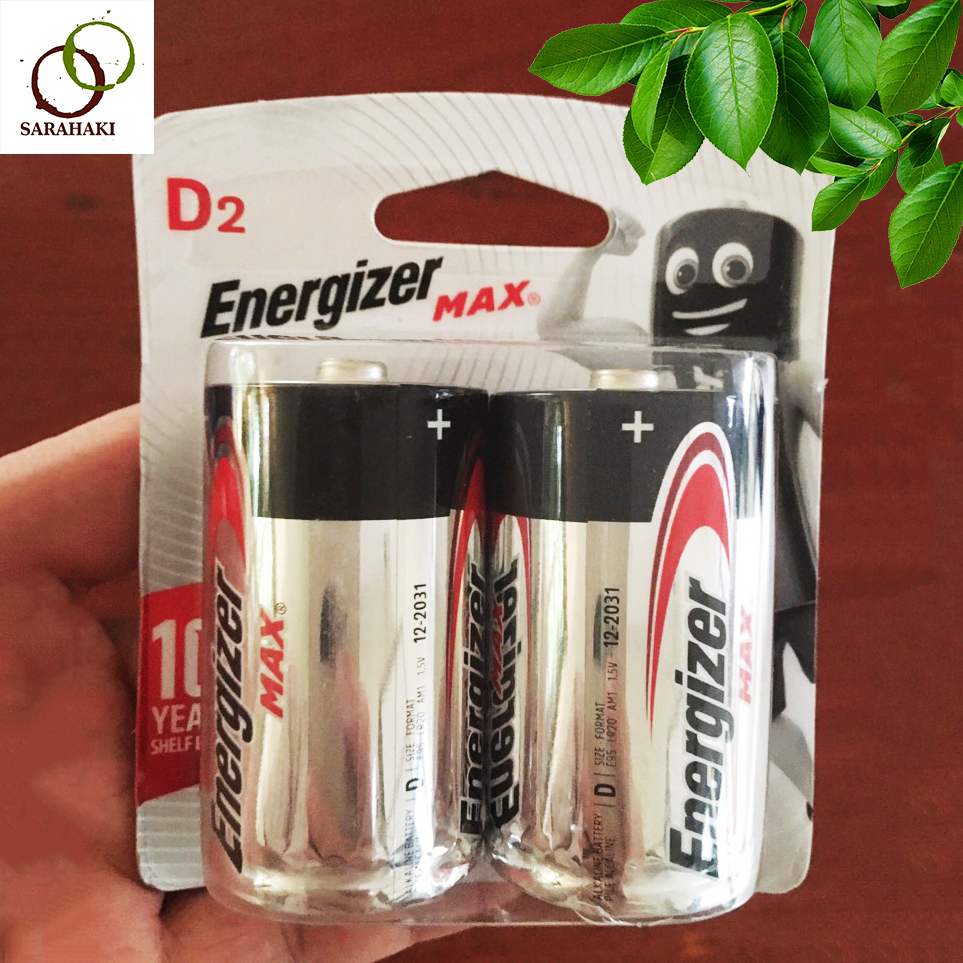 Pin đại d lr20 energizer max alkaline 1.5v chính hãng