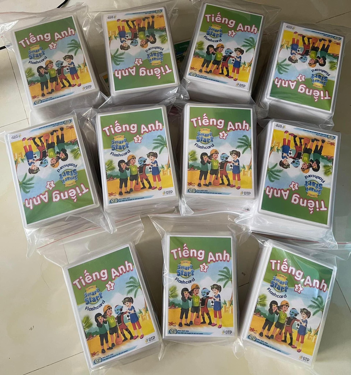 Bộ 210 Thẻ Flashcard Tiếng Anh Lớp 3 - Smart Start 3 mới nhất bộ giáo dục - ép plastics siêu đẹp