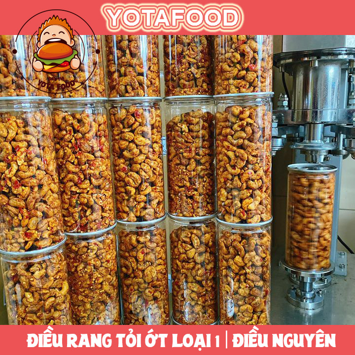 Sỉ 5 Kí Hạt Điều Rang Tỏi Ớt Loại 1 ( điều nguyên )  Yotafood