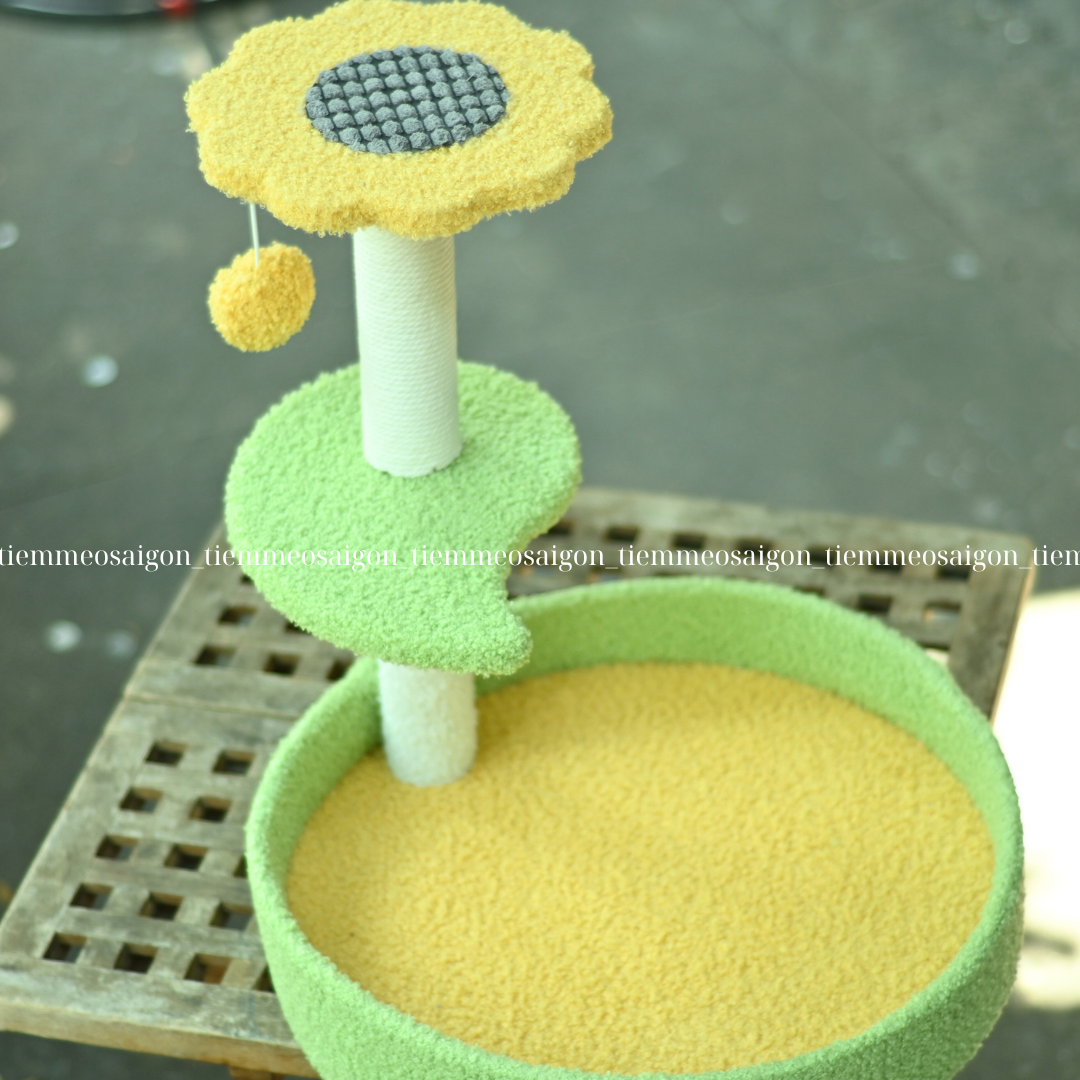[CÓ HỎA TỐC] [Hình Thật Shop Tự Chụp]Trụ Cào Móng Cây Cào Móng Nhà Cây Cào Móng Cat Tree Kèm Đồ Chơi Cho Mèo Xả Stress Chất Liệu Bền Tốt Mềm Mại Chăm Sóc Thú Cưng Phụ Kiện Cho Thú Cưng Nhà Cây Trụ Cào Móng Nhà Cây Cho Mèo