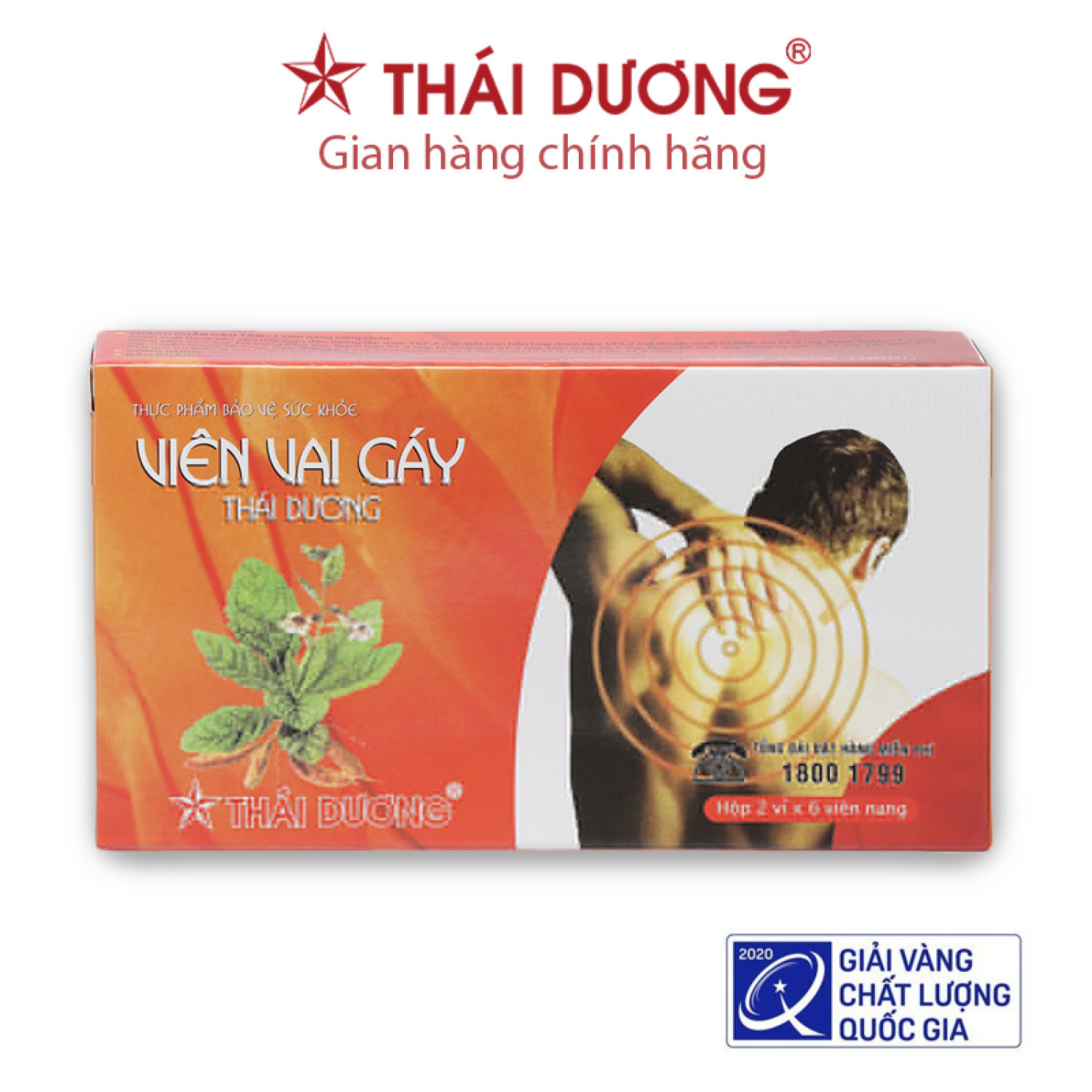 Viên vai gáy Sao Thái Dương hỗ trợ đau mỏi vay gáy rất hiệu quả