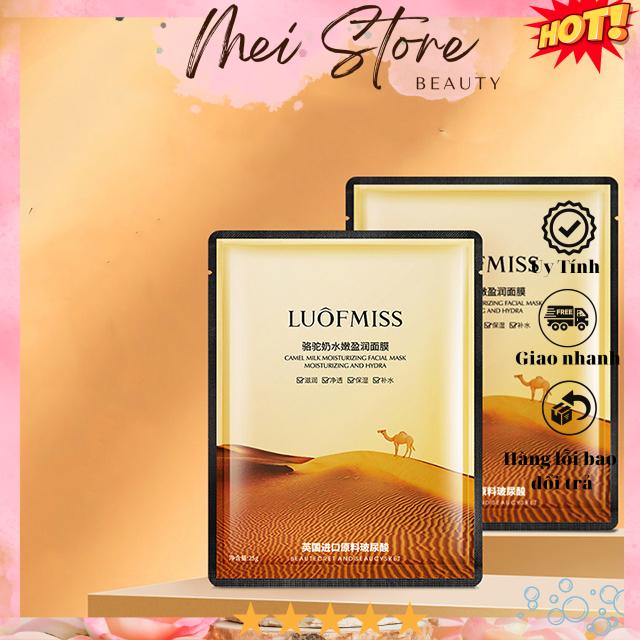 Mặt nạ luôfmiss sữa lạc đà dưỡng ẩm làm trắng và sáng da