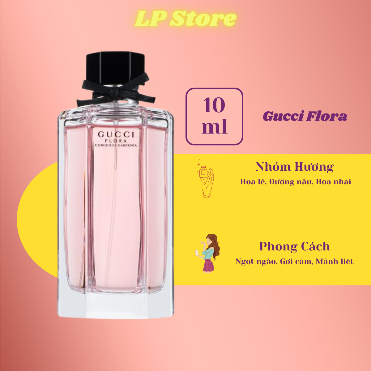 Nước hoa chiết Gucci Flora Gorgeous Gardenia