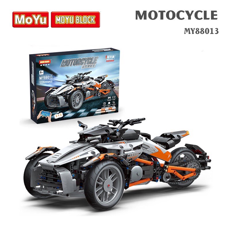 Đồ chơi lắp ráp Lego Technic mô hình Xe máy Motorcycle – MOYU BLOCK 88013 / MY88013